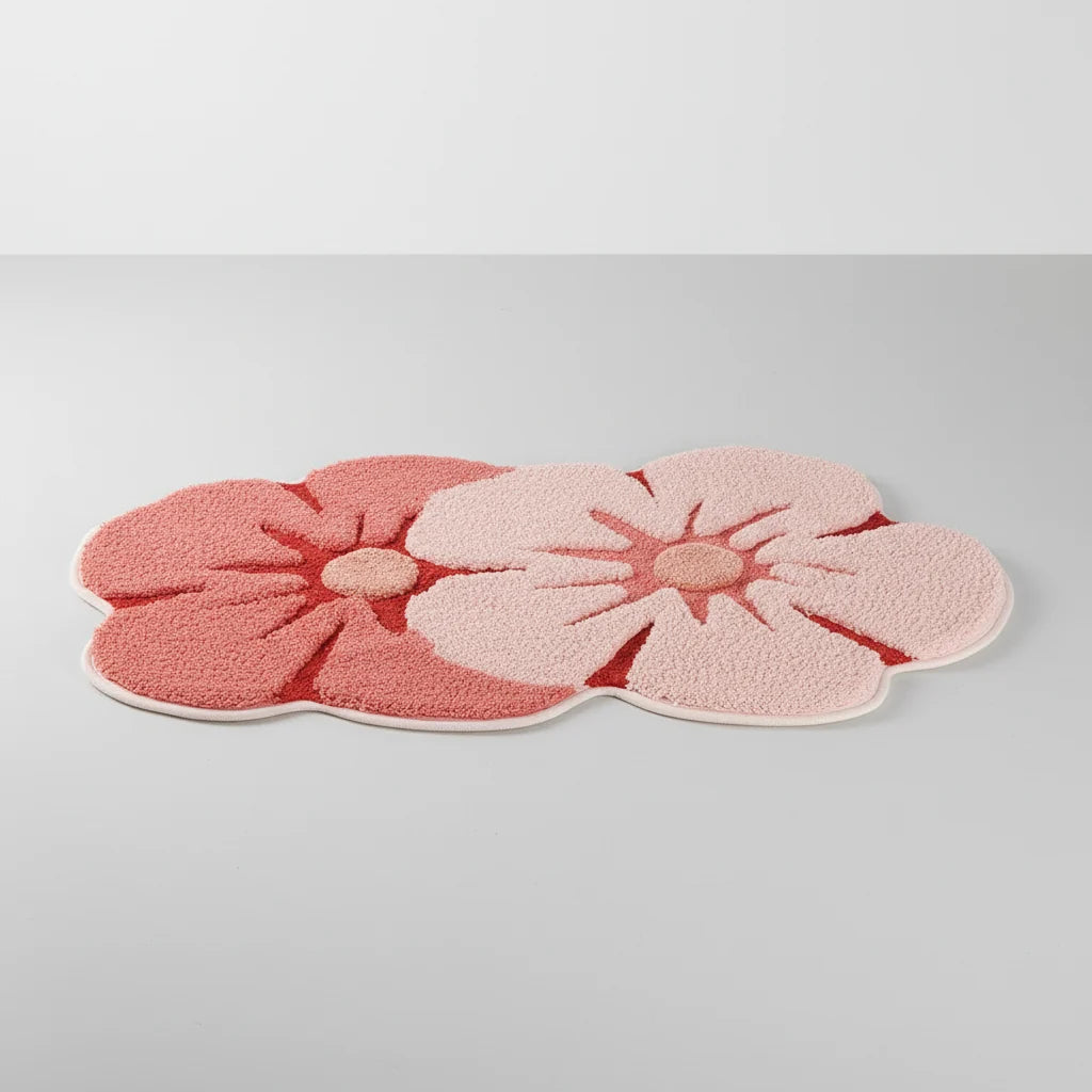 Bathroom Mat Ultra-Soft Microfiber Non-Slip & Machine Washable