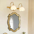 Bathroom Mirror Wall Light Brass Finish Integrated LED
