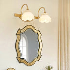 Bathroom Mirror Wall Light Brass Finish Integrated LED