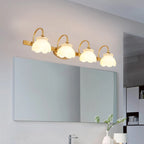 Bathroom Mirror Wall Light Brass Finish Integrated LED