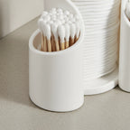 Bathroom Organizer 2-in-1 Dispenser & Storage Dust-Free Lid