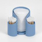 Bathroom Organizer 2-in-1 Dispenser & Storage Dust-Free Lid