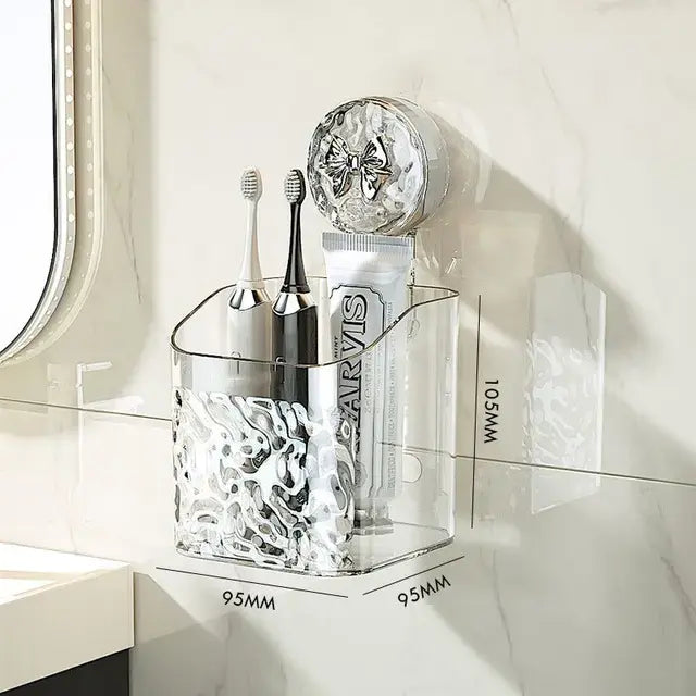 Bathroom Rack No-Drill Suction-Mount Waterproof & Rust-Free