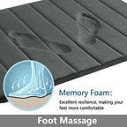 Bathroom Rug Set Velvet Memory Foam & Non-Slip