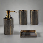 Bathroom Set Ceramic Compact Pump & Soap Dish