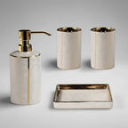 Bathroom Set Ceramic Compact Pump & Soap Dish