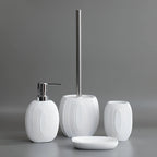 Bathroom Set Wall-Mounted Stainless Steel 4-Piece