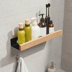 Bathroom Shelf Drill-Free Adhesive Water-Resistant High Load Capacity