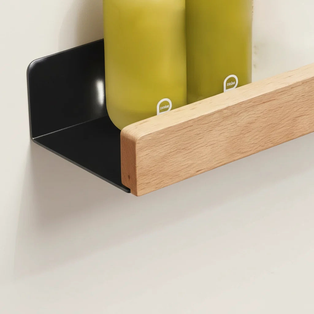 Bathroom Shelf Drill-Free Adhesive Water-Resistant High Load Capacity