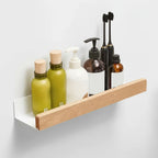 Bathroom Shelf Drill-Free Adhesive Water-Resistant High Load Capacity