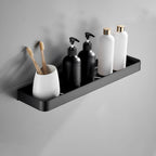 Bathroom Shelf Matte Black Stainless Steel Rust-Resistant