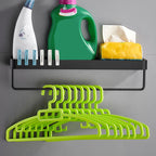 Bathroom Shelf Matte Black Stainless Steel Rust-Resistant