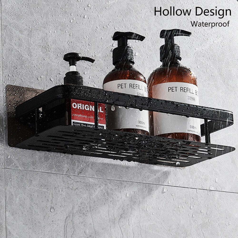 Bathroom Shelf Metal Suction Cup Tool-Free