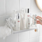 Bathroom Shelf Self-Adhesive No-Drill Space-Saving