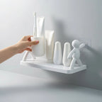 Bathroom Shelf Self-Adhesive No-Drill Space-Saving