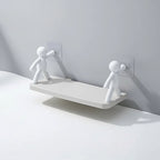 Bathroom Shelf Self-Adhesive No-Drill Space-Saving