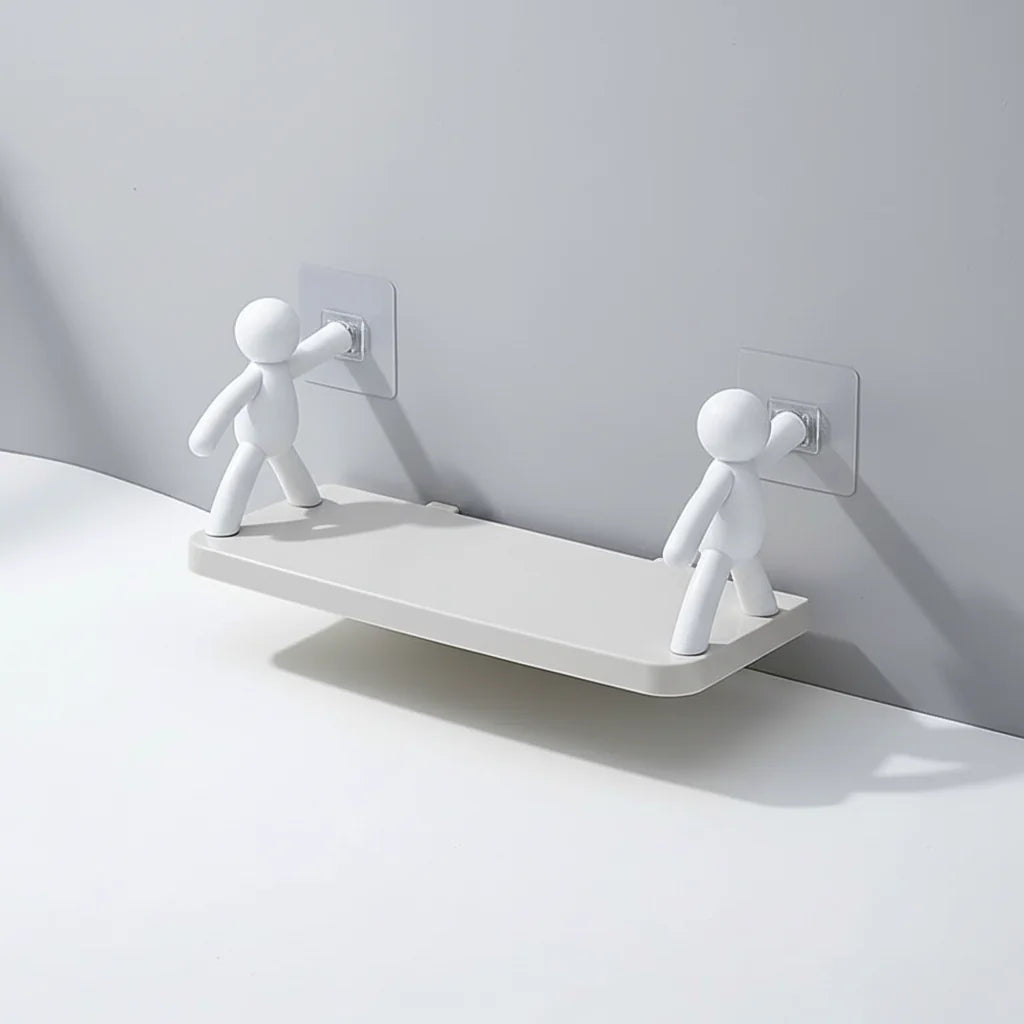 Bathroom Shelf Self-Adhesive No-Drill Space-Saving