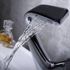 Bathroom Sink Faucet Waterfall Spout & Single-Handle