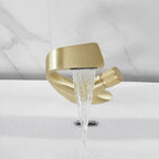 Bathroom Sink Faucet Waterfall Spout & Single-Handle