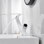 Bathroom Sink Faucet Waterfall Spout & Single-Handle