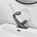 Bathroom Sink Faucet Waterfall Spout & Single-Handle