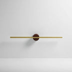 Bathroom Towel Rack Brushed Aluminum Adjustable Bar Space-Saving Base