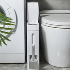 Bathroom Trash Can Slim Hidden Toilet Brush 4.5L