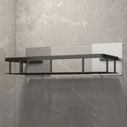 Bathroom Wall Shelf Drill-Free Adhesive Stainless Steel