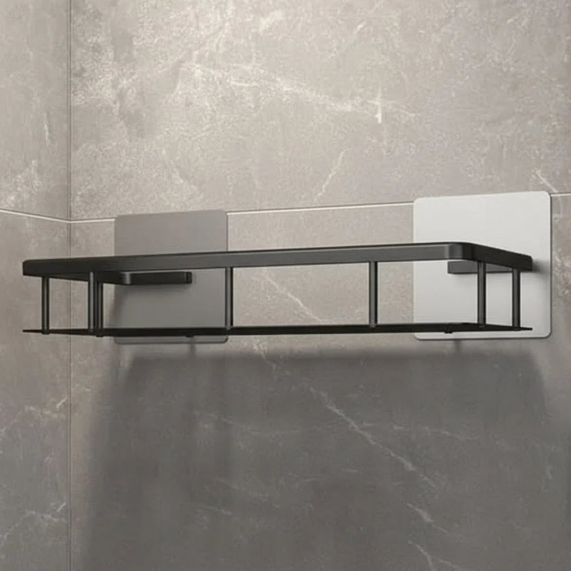 Bathroom Wall Shelf Drill-Free Adhesive Stainless Steel