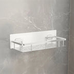 Bathroom Wall Shelf Drill-Free Adhesive Stainless Steel