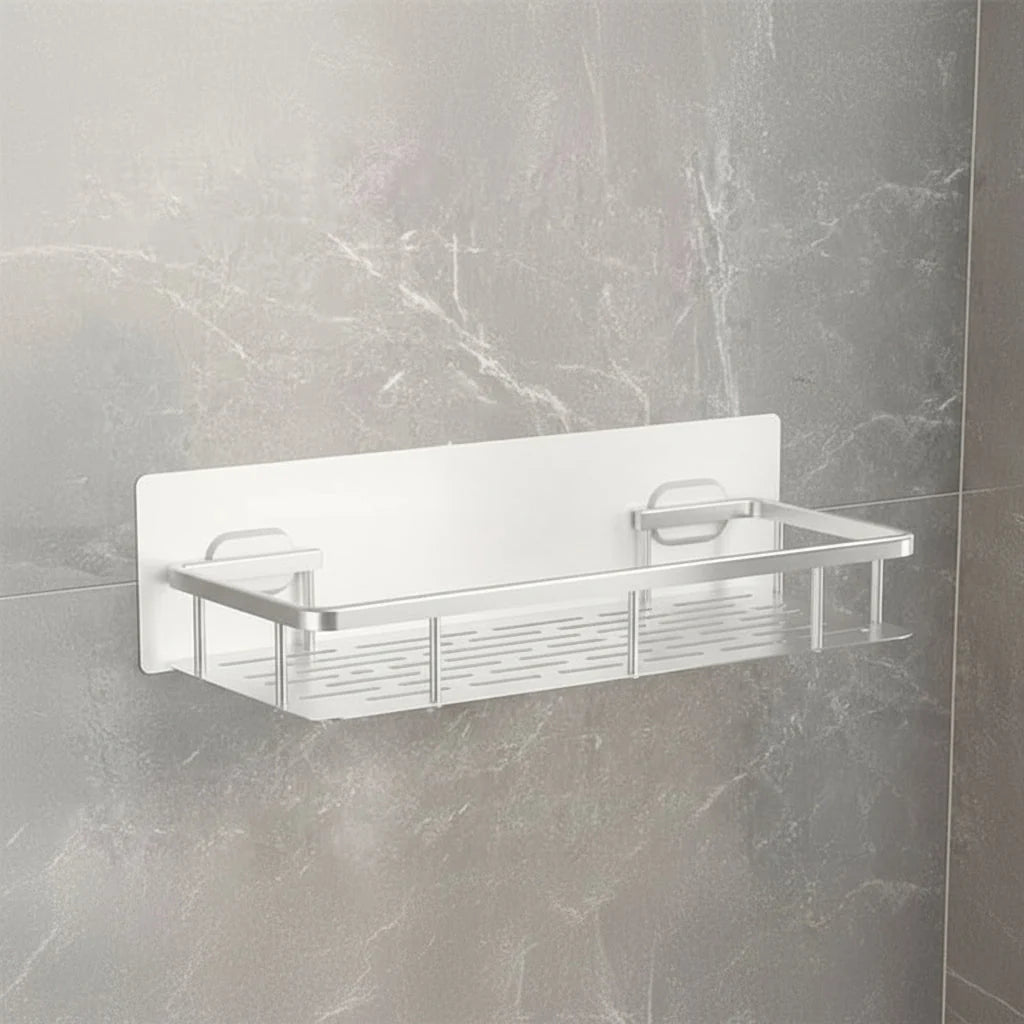 Bathroom Wall Shelf Drill-Free Adhesive Stainless Steel