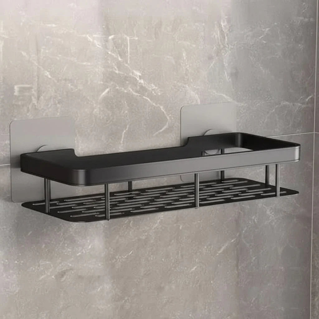 Bathroom Wall Shelf Drill-Free Adhesive Stainless Steel