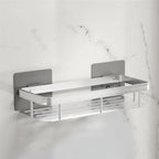 Bathroom Wall Shelf Drill-Free Adhesive Stainless Steel