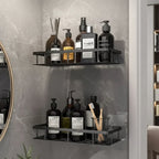 Bathroom Wall Shelf Drill-Free Adhesive Stainless Steel