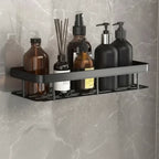Bathroom Wall Shelf Drill-Free Adhesive Stainless Steel