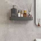 Bathroom Wall Shelf Integrated Towel Bar Moisture-Resistant