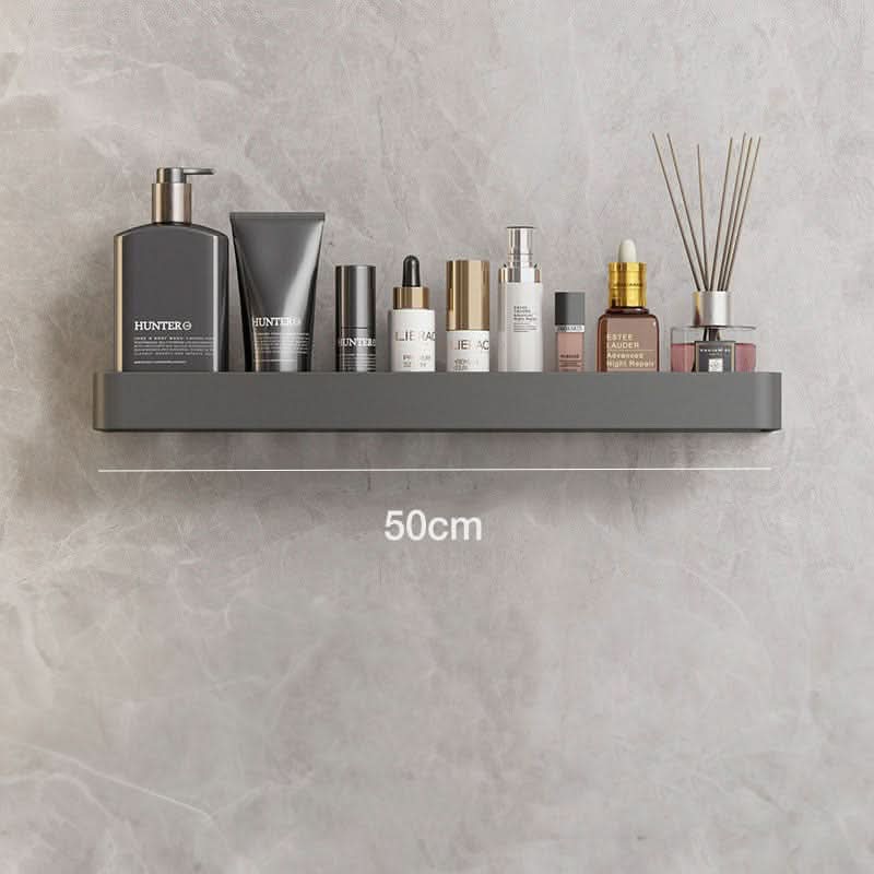 Bathroom Wall Shelf Integrated Towel Bar Moisture-Resistant