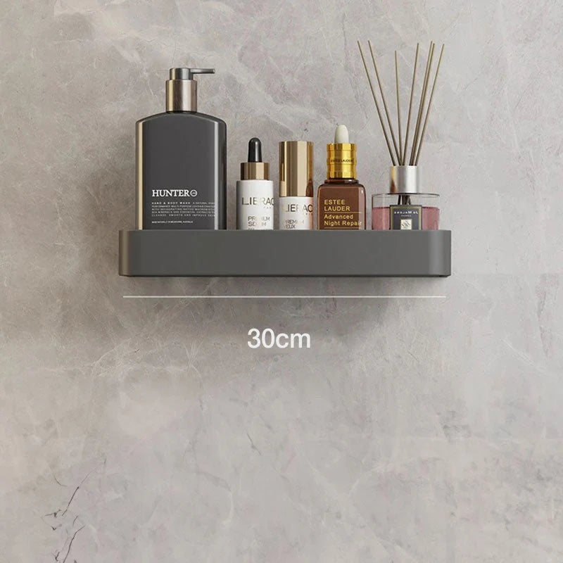 Bathroom Wall Shelf Metal Wall-Mounted Space-Saving