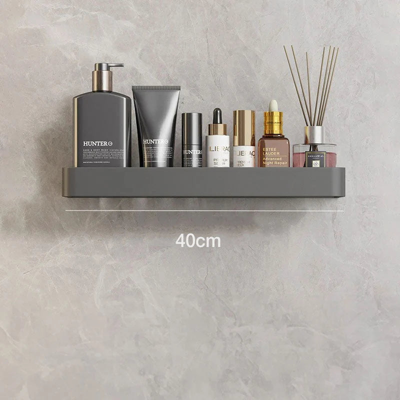Bathroom Wall Shelf Metal Wall-Mounted Space-Saving