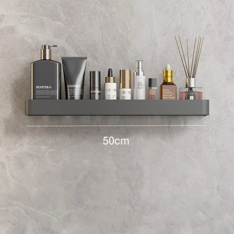 Bathroom Wall Shelf Metal Wall-Mounted Space-Saving
