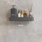 Bathroom Wall Shelf Space-Saving Water-Resistant Towel Bar