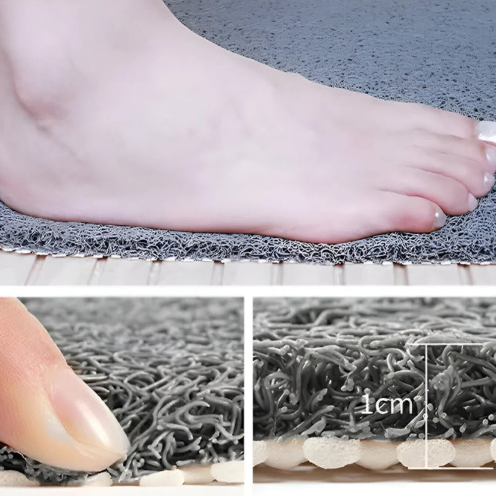 Bathtub Mat Cushioned Non-Slip Quick-Drying