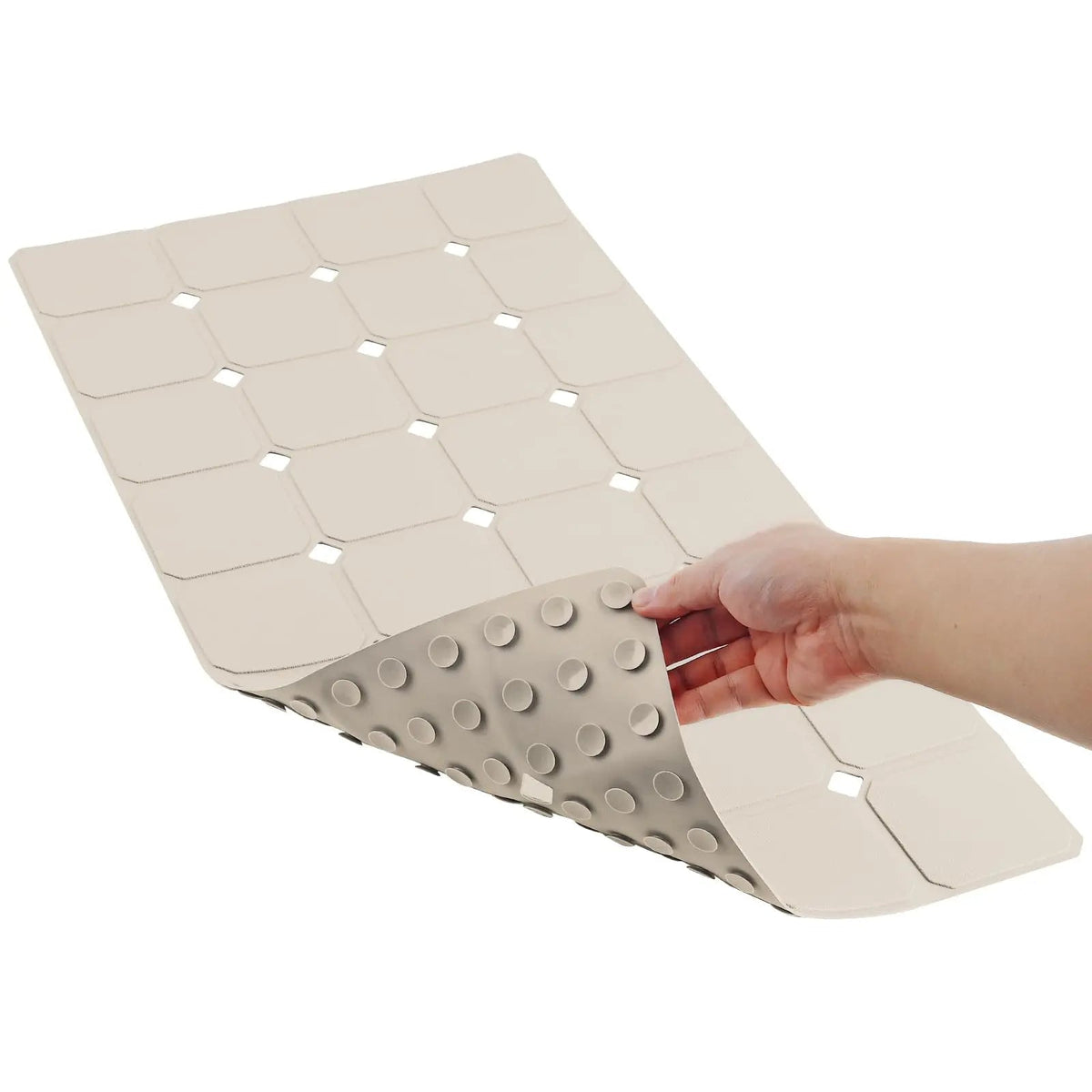 Bathtub Mat Non-Slip Silicone Suction Cups & Drain Holes