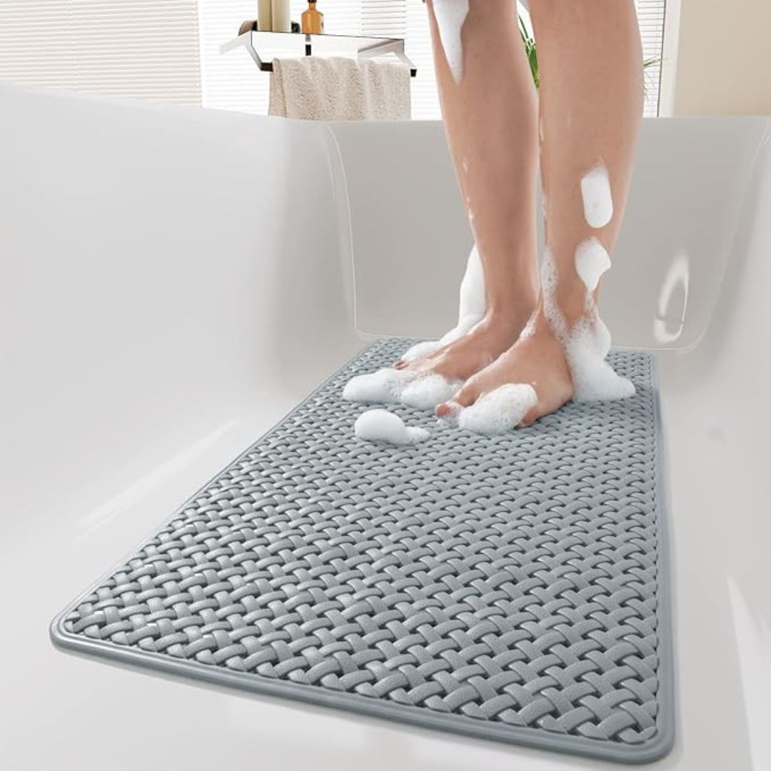 Bathtub Mat Non-Slip Suction Cups Quick-Drying Rubber