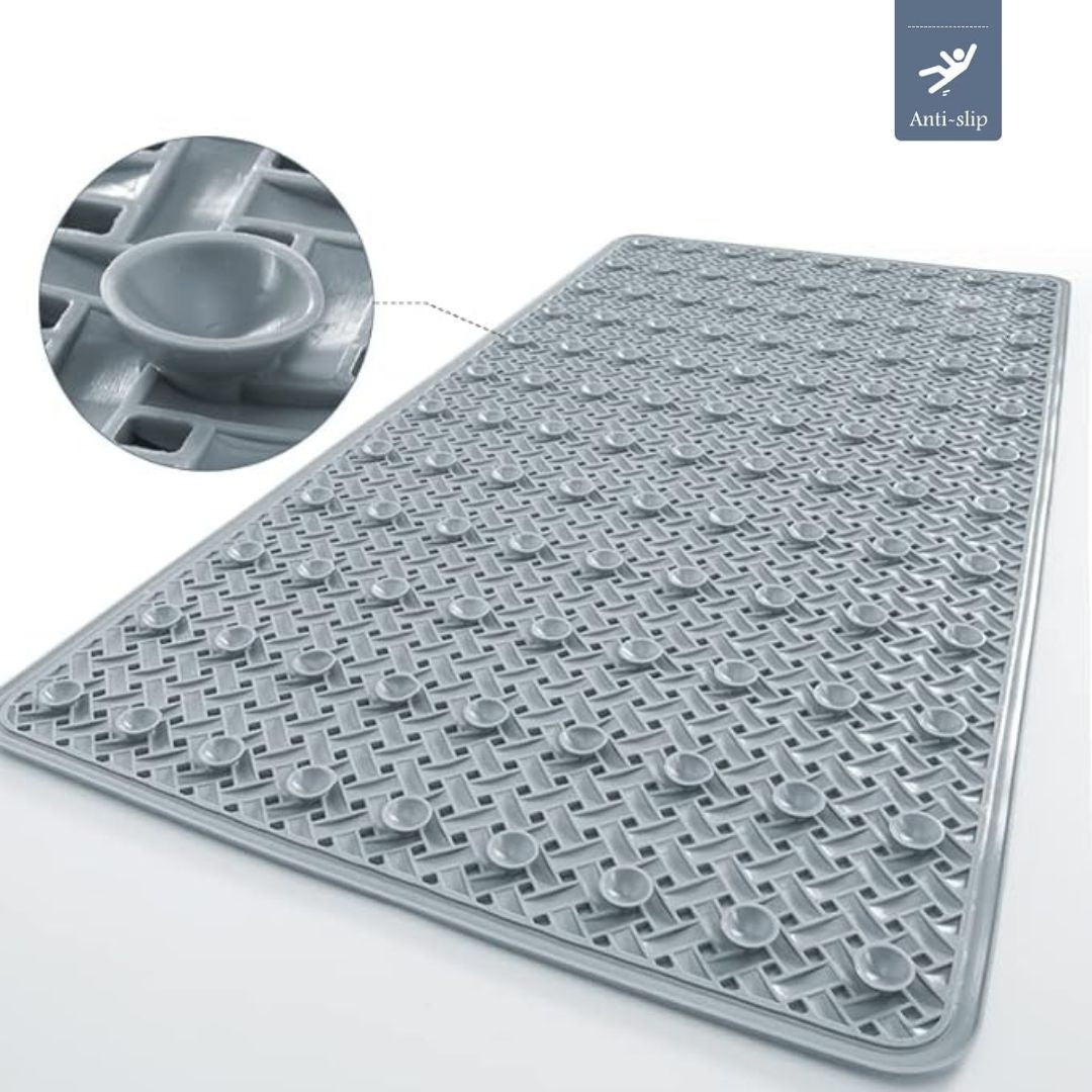 Bathtub Mat Non-Slip Suction Cups Quick-Drying Rubber