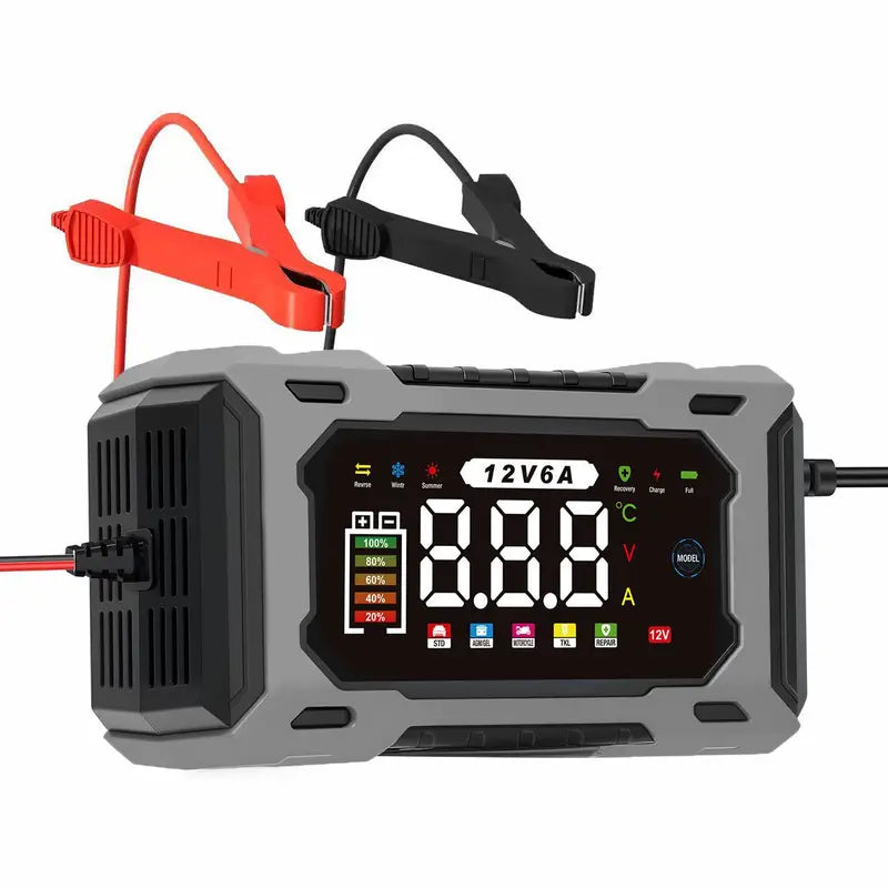Battery Charger 12V Digital Display Auto Cutoff