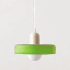 Bauhaus Geometric Colored Glass Pendant Light (Adjustable Suspension)