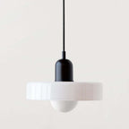 Bauhaus Geometric Colored Glass Pendant Light (Adjustable Suspension)