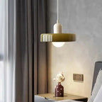 Bauhaus Geometric Colored Glass Pendant Light (Adjustable Suspension)