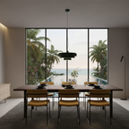 Bauhaus Geometric Dimmable LED Pendant Light (E27 Bulb Included)